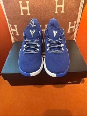 Nike Blue Athletic Basketball Shoes